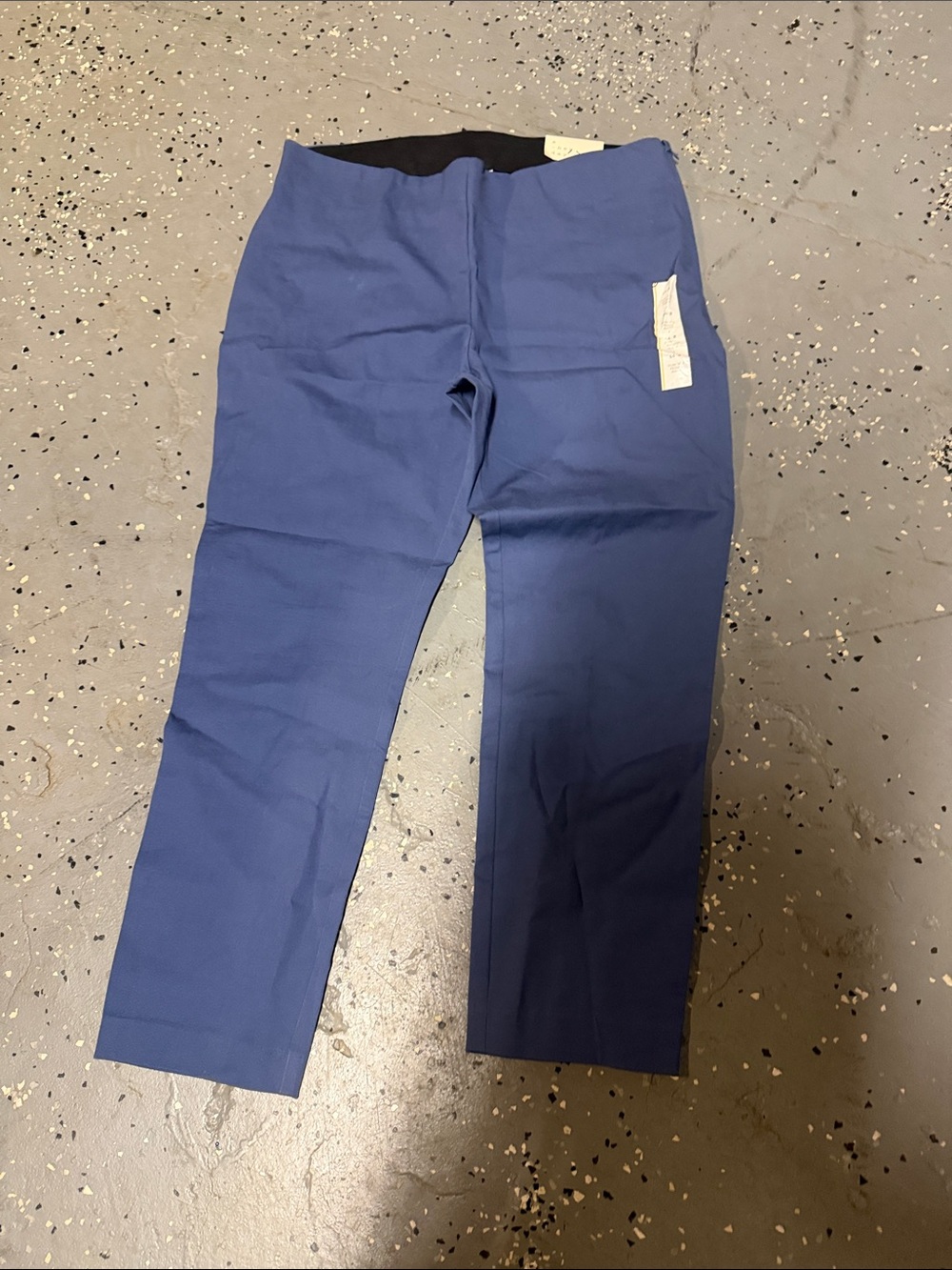 Women  Navy Blue Straight-Leg Pants